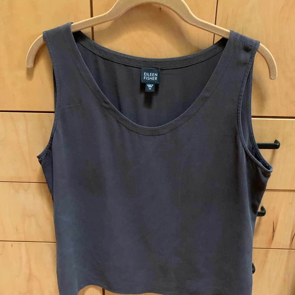 Dark plum business tank top